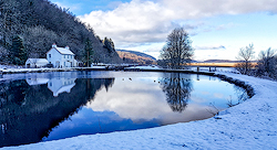First Snow on the Crinan Canal