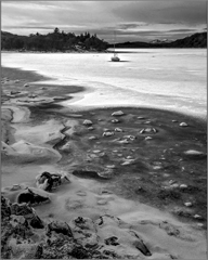 Frozen Sea Loch