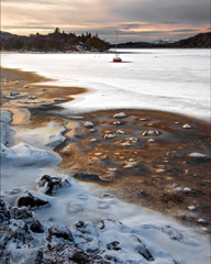 Frozen Sea Loch