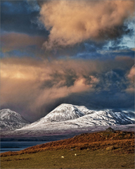 Jura Paps Winter Sunrise