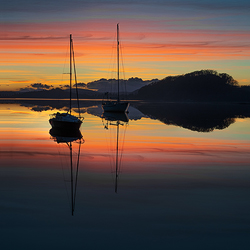 Moorings after Sunset