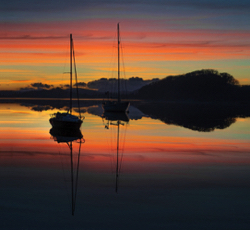 Moorings after Sunset