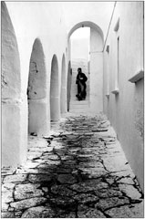 Priest in Mykonos Lane