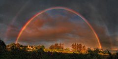 Rainbows over Cottage